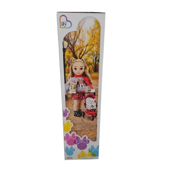 NEW Disney ily 4EVER Minnie Mouse Inspired 18 inch Doll Puppy Stroller 23450 - Picture 3 of 8